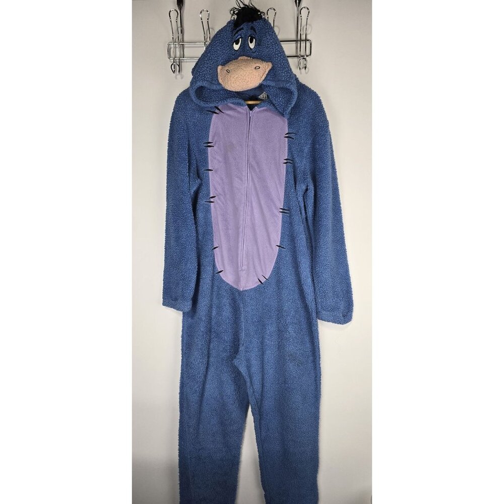 Disney Eeyore Blue and Purple Plush Onesie Costume